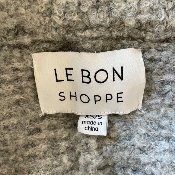 Le Bon Shoppe Quarter Zip Fuzzy Sweater - Picture 3 of 6